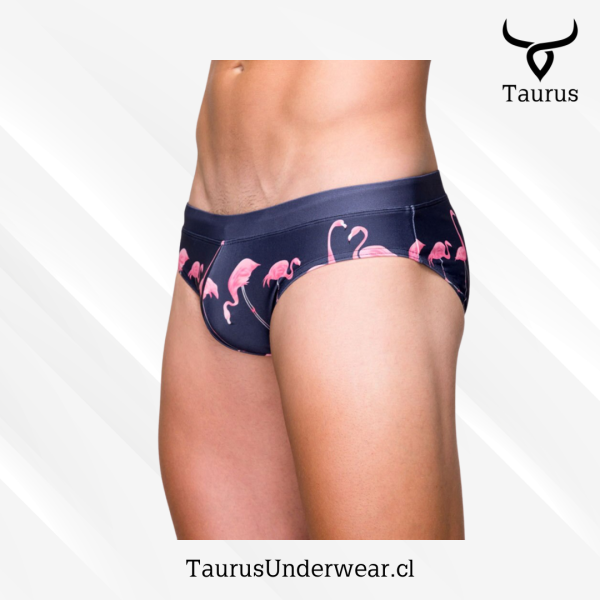 Brief Flamingo Azul - Imagen 2