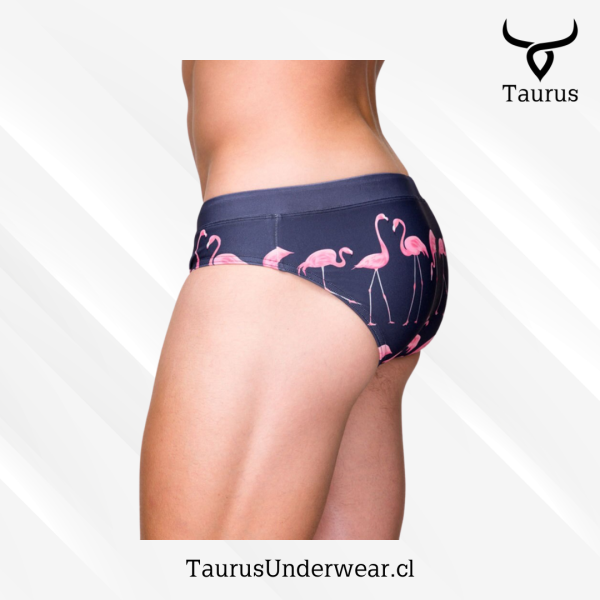 Brief Flamingo Azul - Imagen 3