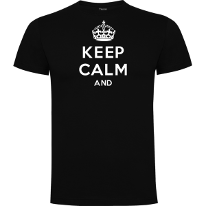 Polera Keep Calm (Personalizable)