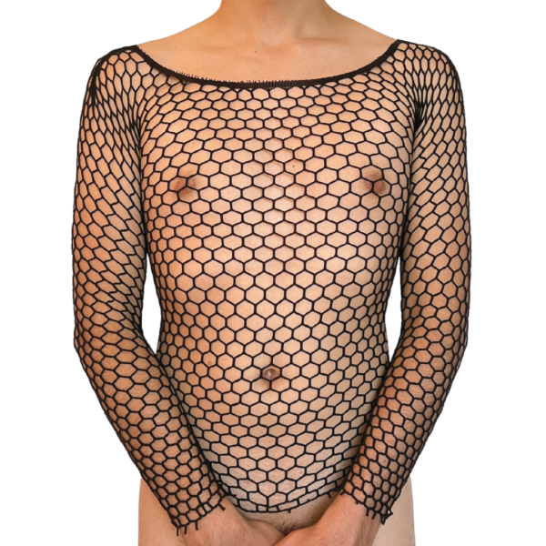 Polera Malla Negra