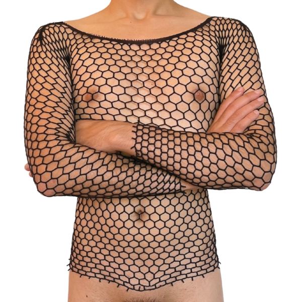 Polera Malla Negra - Imagen 3