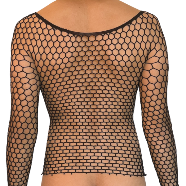 Polera Malla Negra - Imagen 4