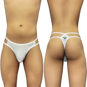 Thong Doble Strap Blanco