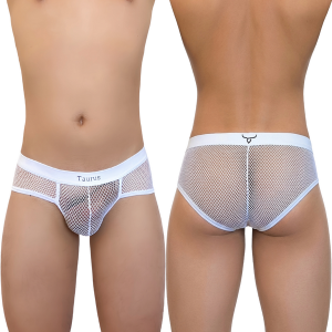 Brief Transparente Blanco