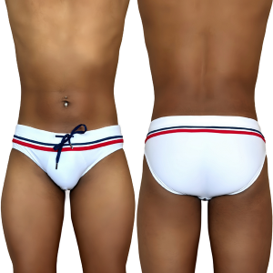 Bikini Líneas Blanco